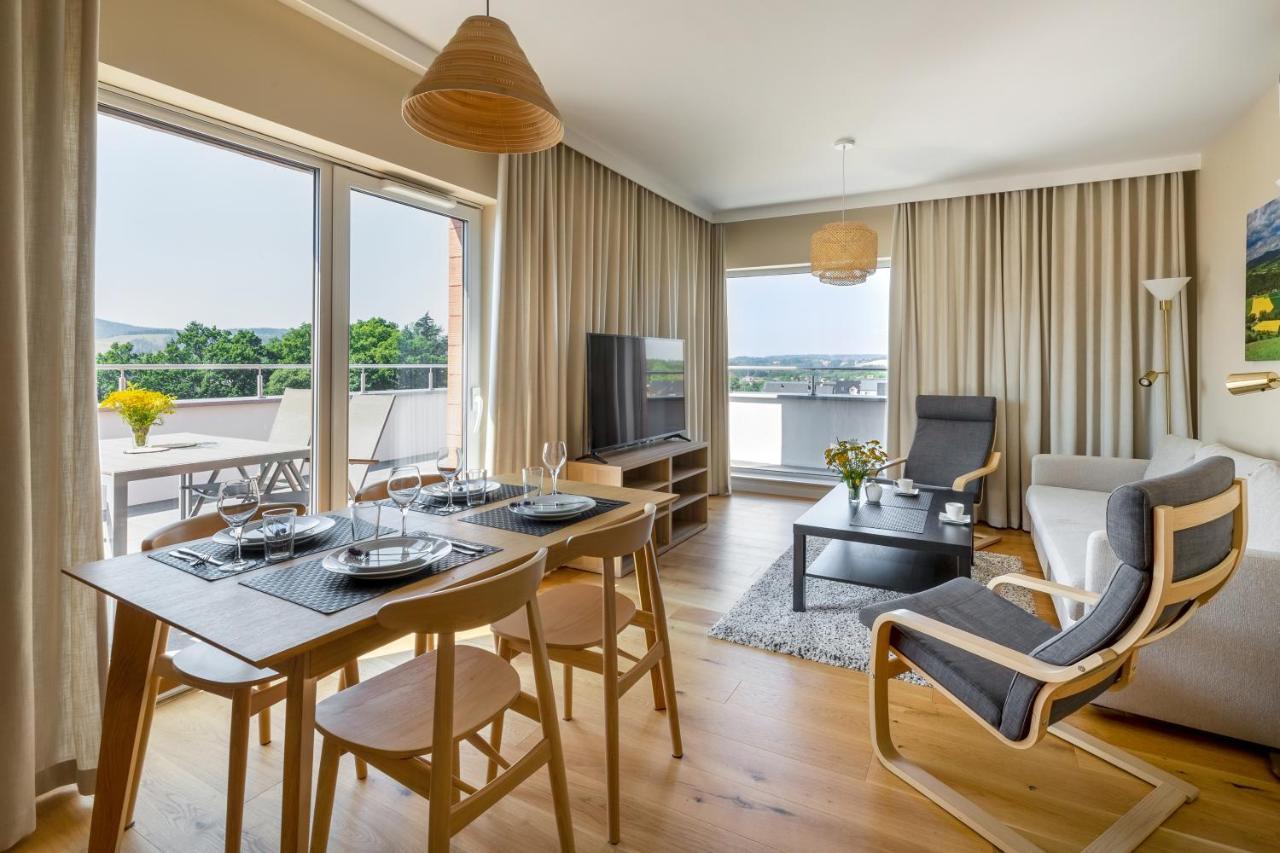 Apartament Widokowy - Penthouse Z Tarasem Kudowa-Zdroj Dış mekan fotoğraf