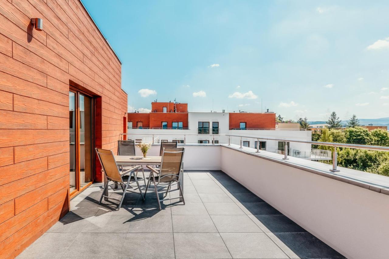 Apartament Widokowy - Penthouse Z Tarasem Kudowa-Zdroj Dış mekan fotoğraf